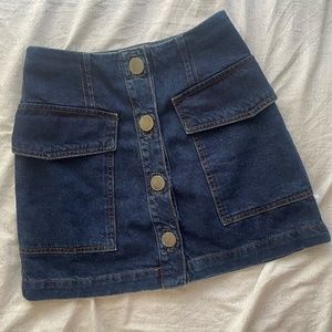 TOPSHOP denim skirt